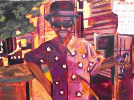 Acrylic Painting - Wanna Watch?