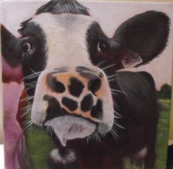 Cow Painting - Elsie