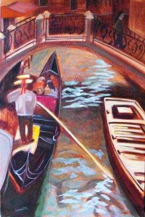 Acrylic Painting - Gondola