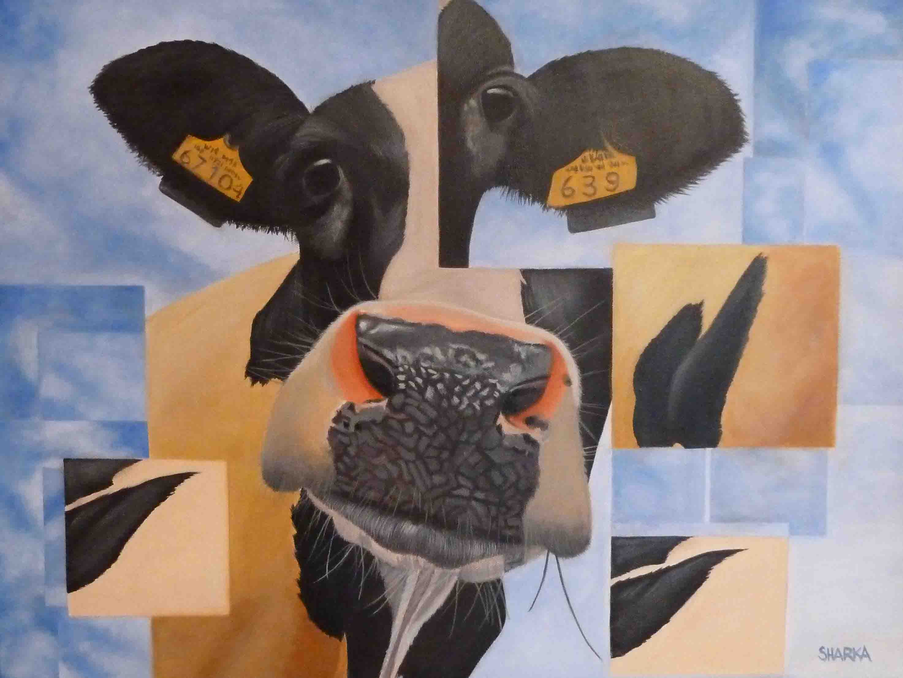 Cow Painting - Picowsso