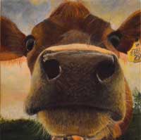 Sadie Cow Painting
